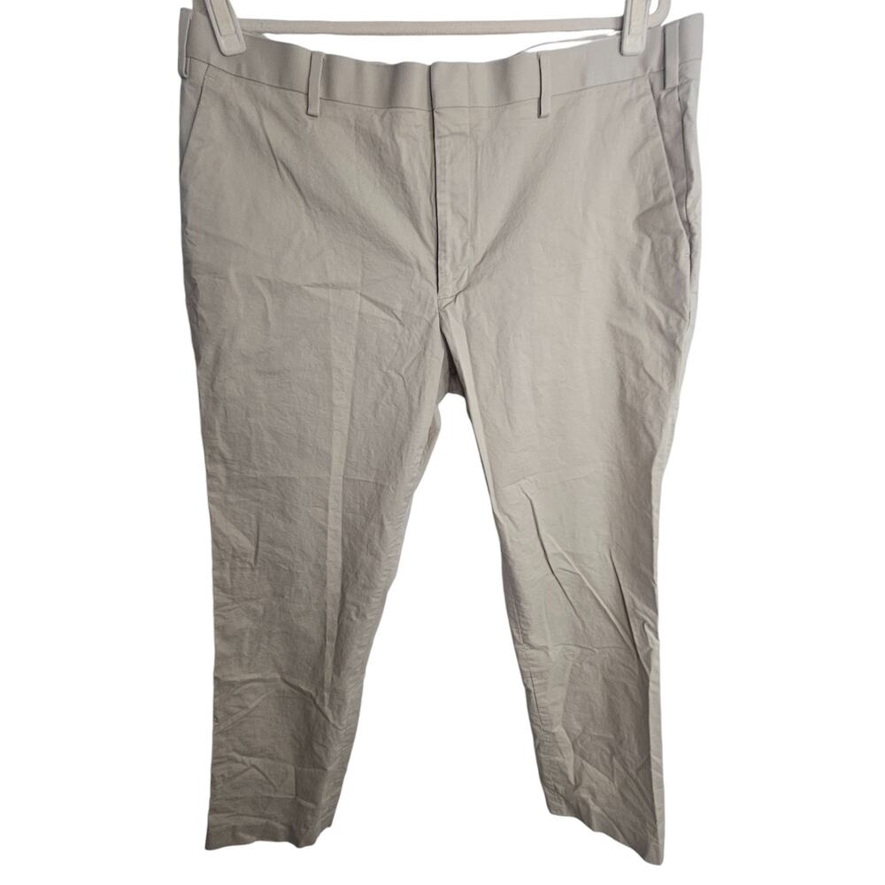 J. Crew Mens Thompson Chinos Size 38 Classic Minimalist Preppy Tapered Leg Tan